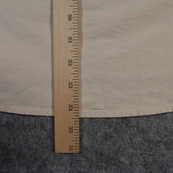 Pomander Place Dress Womens Large Polly Tan Mini Long Sleeve Shirt Shift - Picture 10 of 11